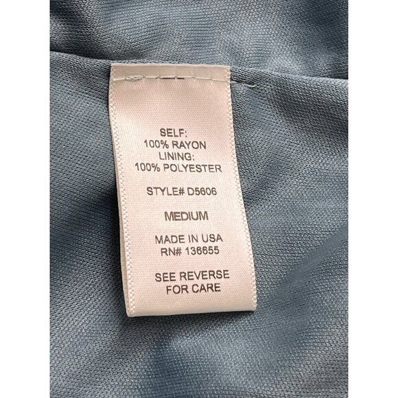 WEST KEI Womens Sage Gauze V-Neck Maxi Dress Size M $70 - Picture 5 of 11